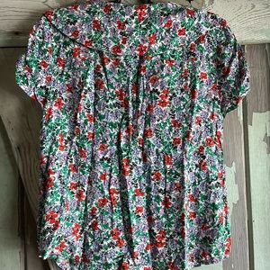 Maeve floral blouse size 8 Anthropologie
